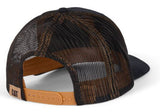 CASQUETTE NOIRE EN MAILLE MOTIF C