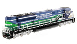 EMD SD70ACe-T4 Locomotive in Blue and Green (85534)